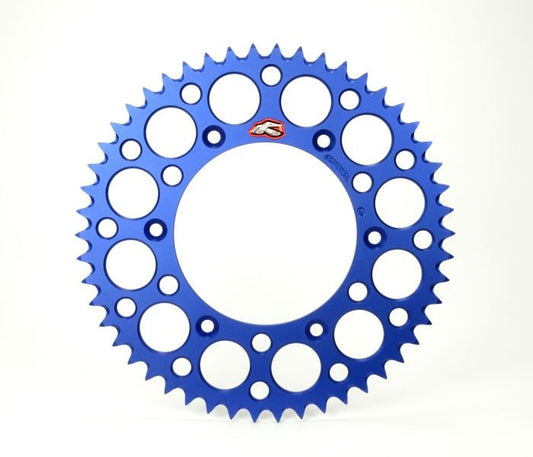 Renthal 224U-520-52GPBU Ultralight Rear Sprocket 52T Blue - Moto-House MX