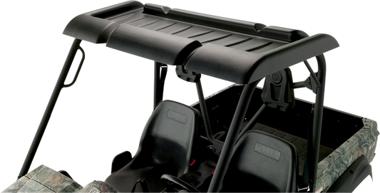 MOOSE OFFROAD V000092-11056M7 One-Piece Black Polyethylene Roof for Yamaha Rhino 660 and Kawasaki Teryx 750 - Moto-House MX
