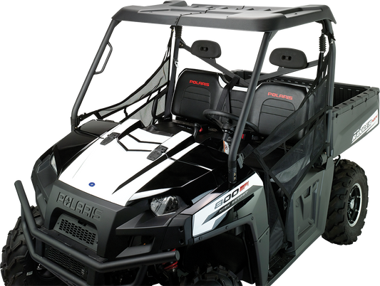 MOOSE OFFROAD V000088-11056M Black Two-Piece Polyethylene UTV Roof for Polaris Ranger 570 Full-Size and Ranger Diesel - Moto-House MX