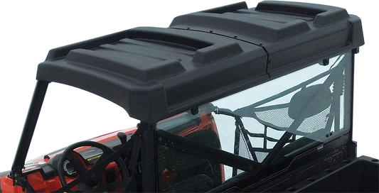 MOOSE OFFROAD V000027-11056M Black Two-Piece Polyethylene UTV Roof for Polaris Ranger XP 1000 and XP 900 - Moto-House MX
