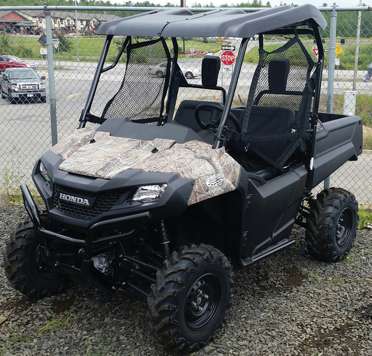 MOOSE OFFROAD V000100-11056M Black Two-Piece Polyethylene UTV Roof for Honda Pioneer 700 SXS700M2 - Moto-House MX