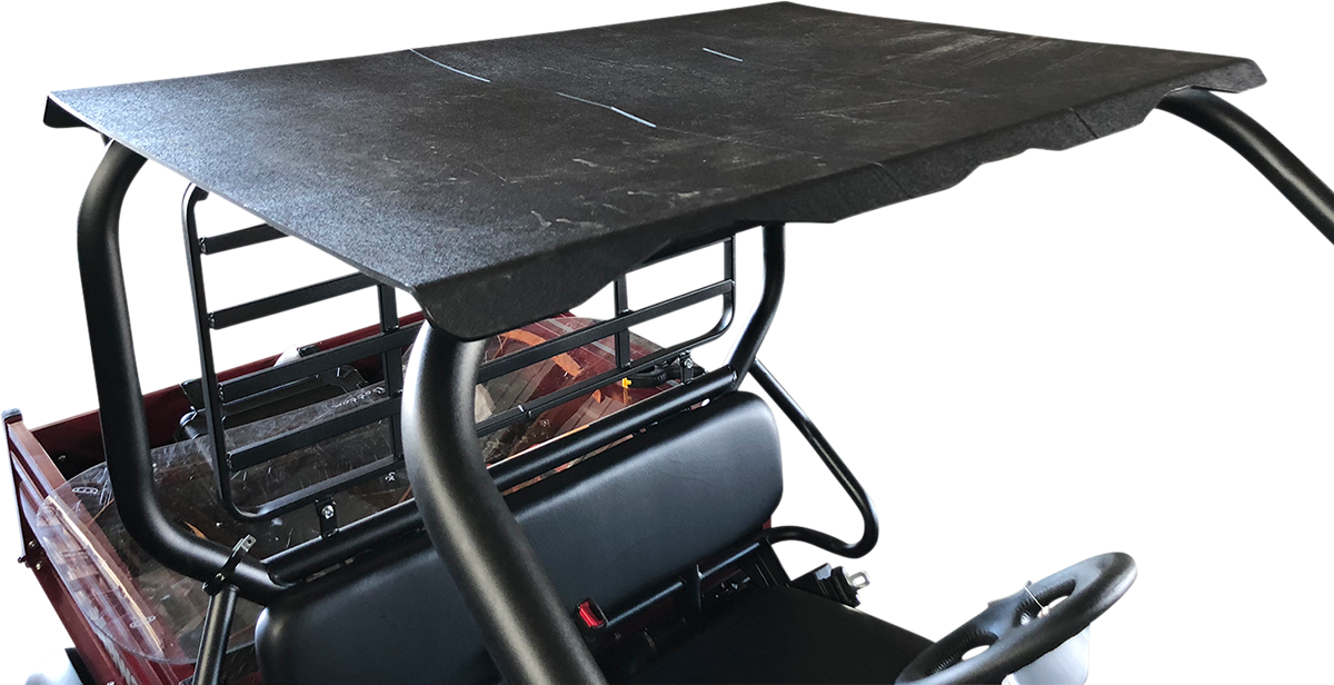 MOOSE OFFROAD V000156-11056M Black One-Piece Polyethylene UTV Roof with Storage Tray for Kawasaki Mule SX 610 600 - Moto-House MX