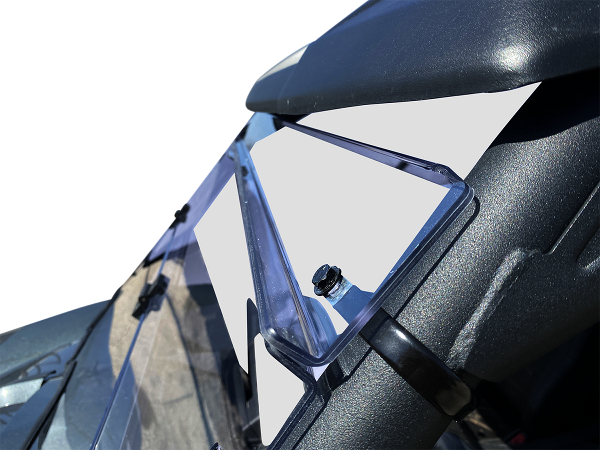 MOOSE OFFROAD V000269-12200M Deluxe Full Folding Polycarbonate Windshield for Can-Am Commander 1000 and Commander Max 800R - Moto-House MX
