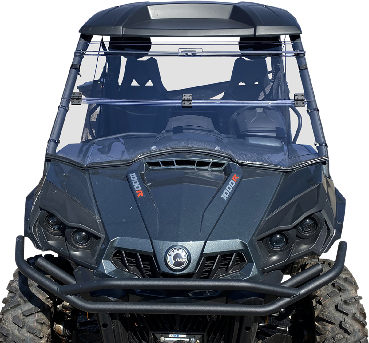 Moose Offroad V000269-12200M Full Folding Windshield Deluxe for Can-Am Commander 1000 2011-2022