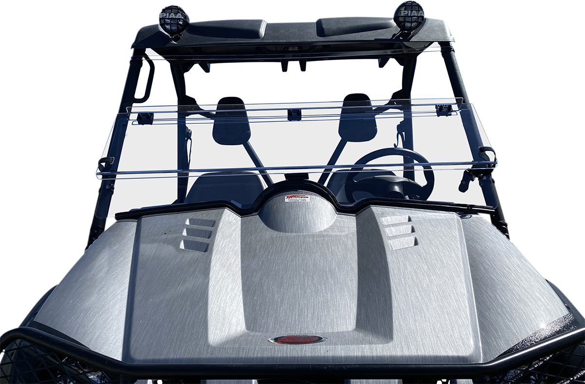 Moose Offroad V000242-12200M Full Folding Windshield Deluxe for Rhino Vehicles