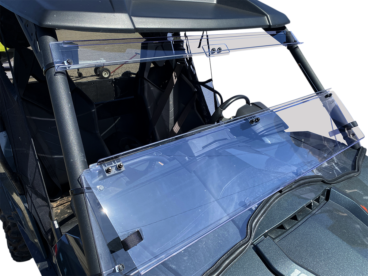 Moose Offroad V000269-12200M Full Folding Windshield Deluxe for Can-Am Commander 1000 2011-2022