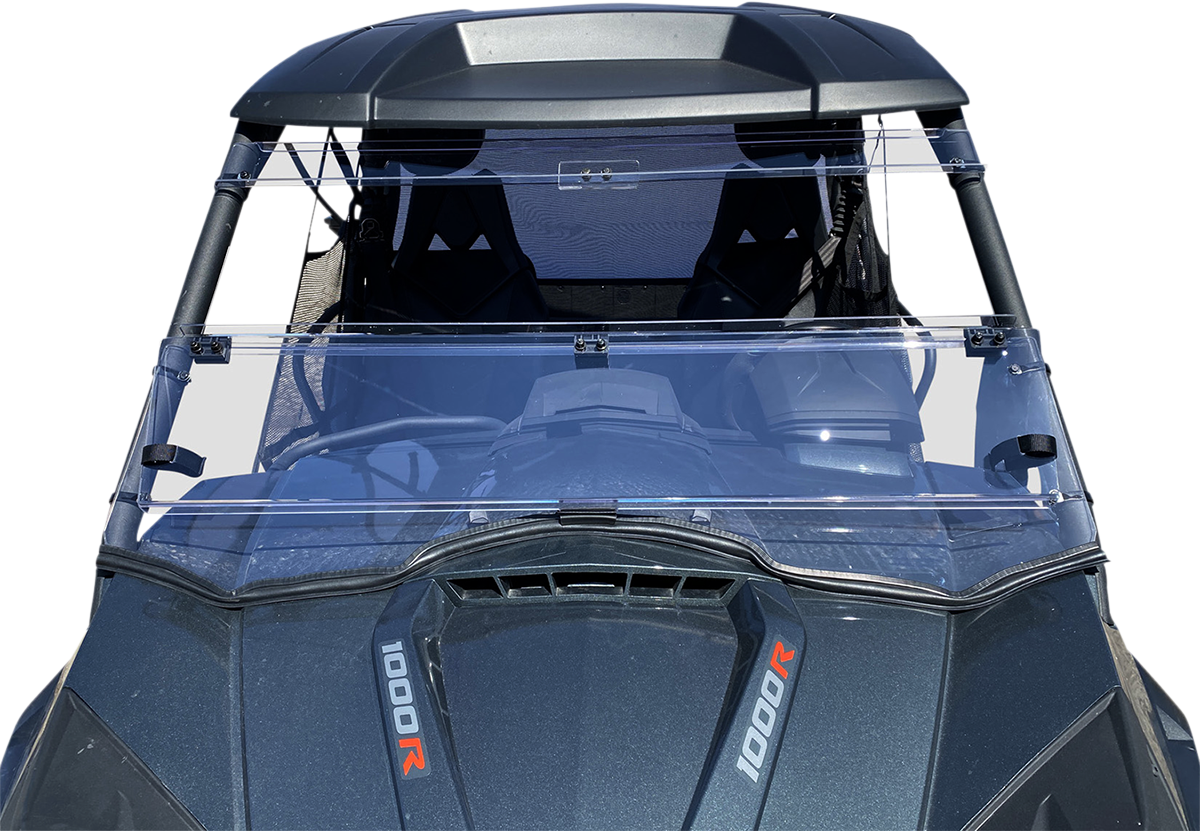 Moose Offroad V000269-12200M Full Folding Windshield Deluxe for Can-Am Commander 1000 2011-2022