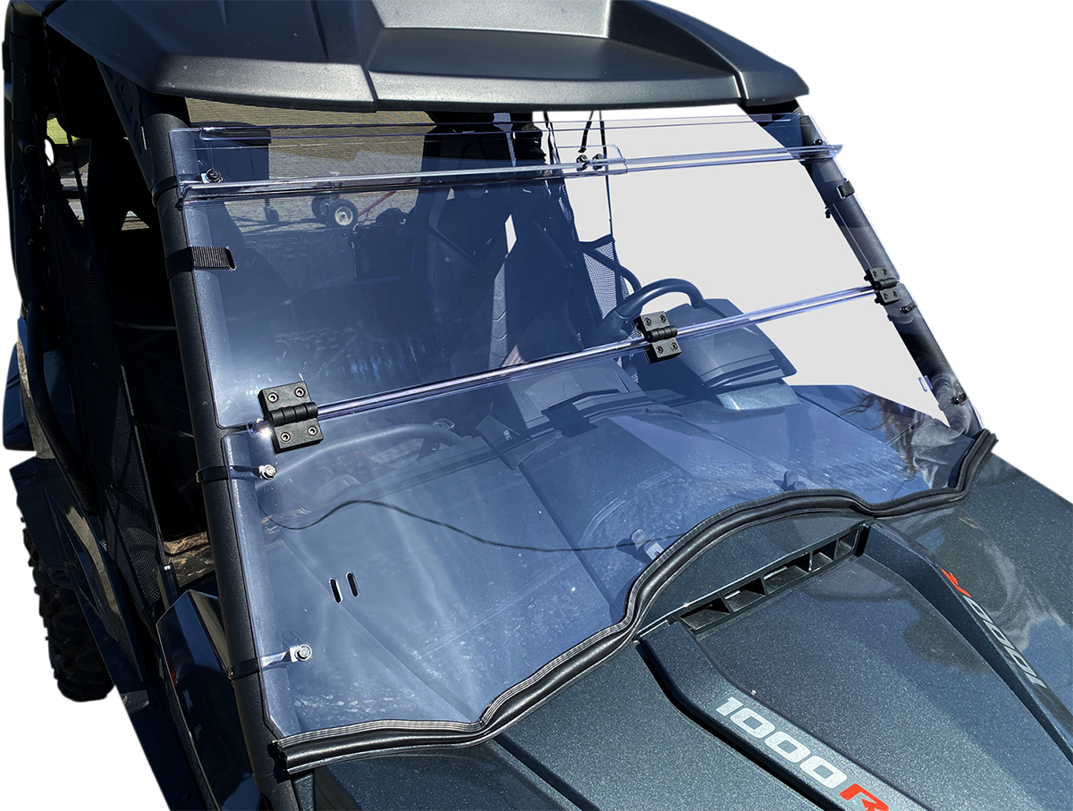 Moose Offroad V000269-12200M Full Folding Windshield Deluxe for Can-Am Commander 1000 2011-2022