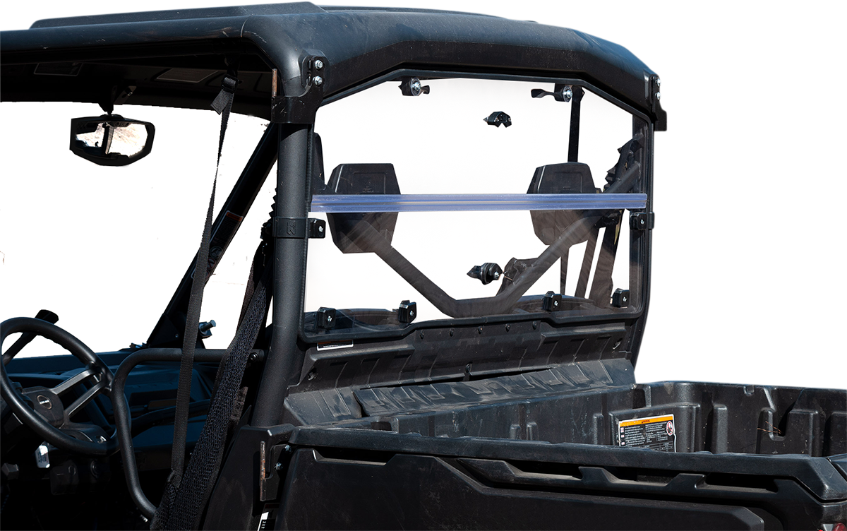 SEIZMIK 50-32001KIT Folding Rear Windshield for Polaris Ranger 900-1000 (2010-2023)
