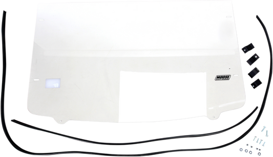 MOOSE OFFROAD V000022-12200M Clear Full Polycarbonate UTV Windshield for Polaris Ranger XP 900 XP 1000 EPS Diesel HST 4x4 - Moto-House MX
