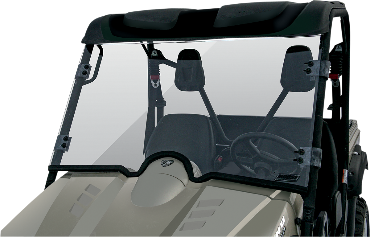 MOOSE OFFROAD V000034-12200M Clear Full Polycarbonate UTV Windshield for Yamaha Rhino 450 660 700 FI 4x4 - Moto-House MX