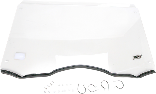 MOOSE OFFROAD V000036-12200M Clear Full Polycarbonate UTV Windshield for 2011-2020 Can-Am Commander 800 1000 XT DPS Limited - Moto-House MX