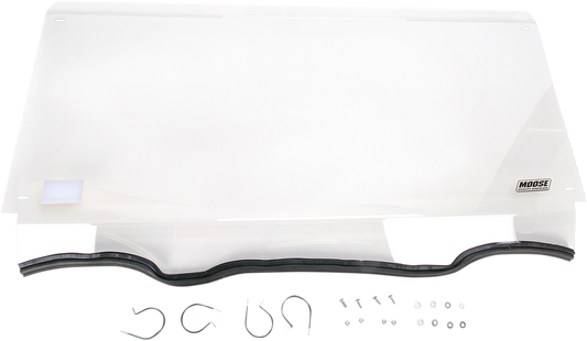MOOSE OFFROAD V000038-12200M Clear Full Polycarbonate UTV Windshield for 2014-2022 Yamaha Viking 700 EPS 4x4 - Moto-House MX