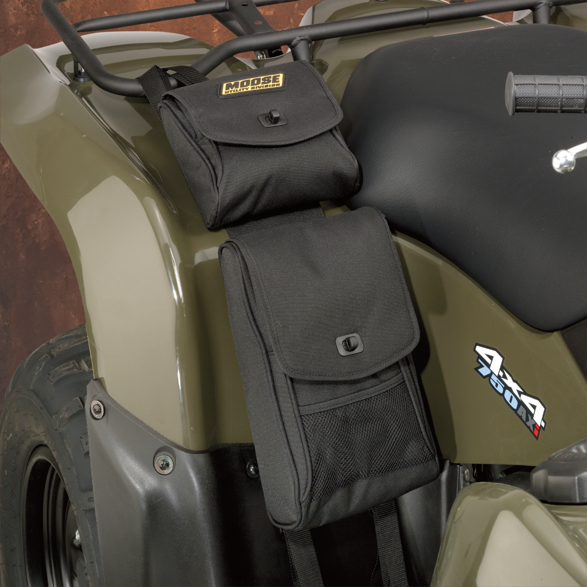 Moose Offroad 3509-0024 Big Horn Fender Bag Black ATV Storage 2010-2024