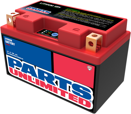 Parts Unlimited HJTZ14S-FP Lithium LiFePO4 Powersports Battery 385 CCA Left Post Positive - Moto-House MX