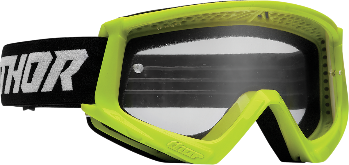 Thor 2601-3050 Youth Combat Goggle Racer Flo Acid Black