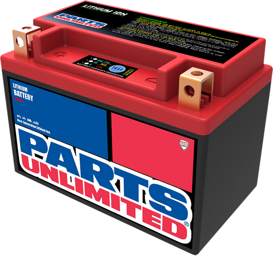 Parts Unlimited HJTX9-FP Lithium LiFePO4 UTV Battery 210 CCA Left Post Positive - Moto-House MX