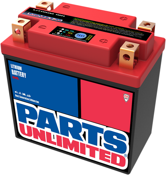 Parts Unlimited HJTX14AHQ-FP Lithium LiFePO4 Battery 280 CCA Right Post Positive - Moto-House MX