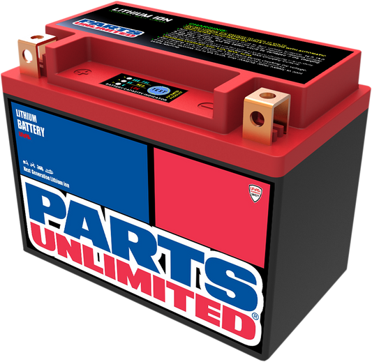Parts Unlimited HJTX20CH-FP Lithium LiFePO4 UTV Battery 390 CCA Left Post Positive - Moto-House MX