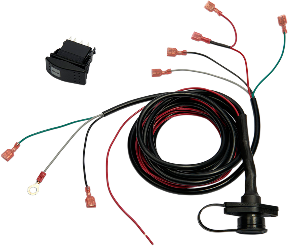 MOOSE OFFROAD Dash Rocker Switch 99902 for Moose Winches Up to 4,000 lb