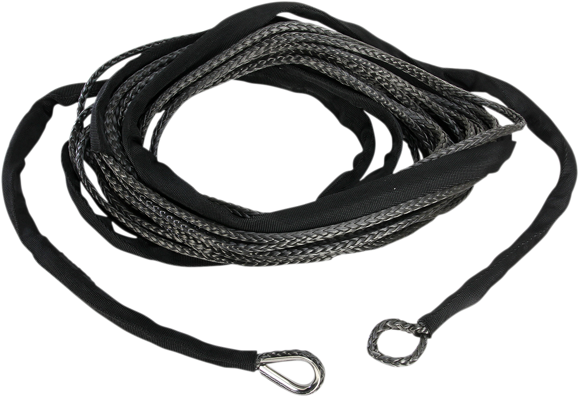 MOOSE OFFROAD Winch Rope - Black - 1/4" x 50' 700-5150