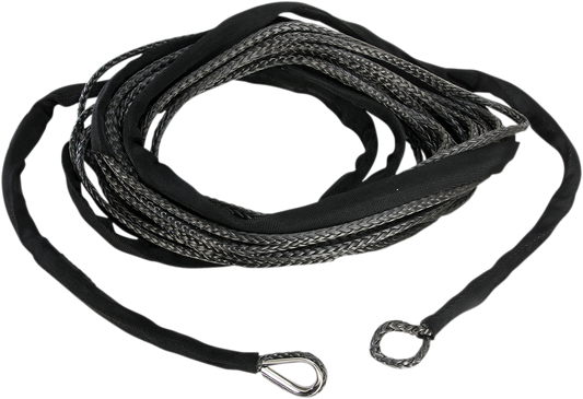 MOOSE OFFROAD Winch Rope - Black - 1/4" x 50' 700-5150