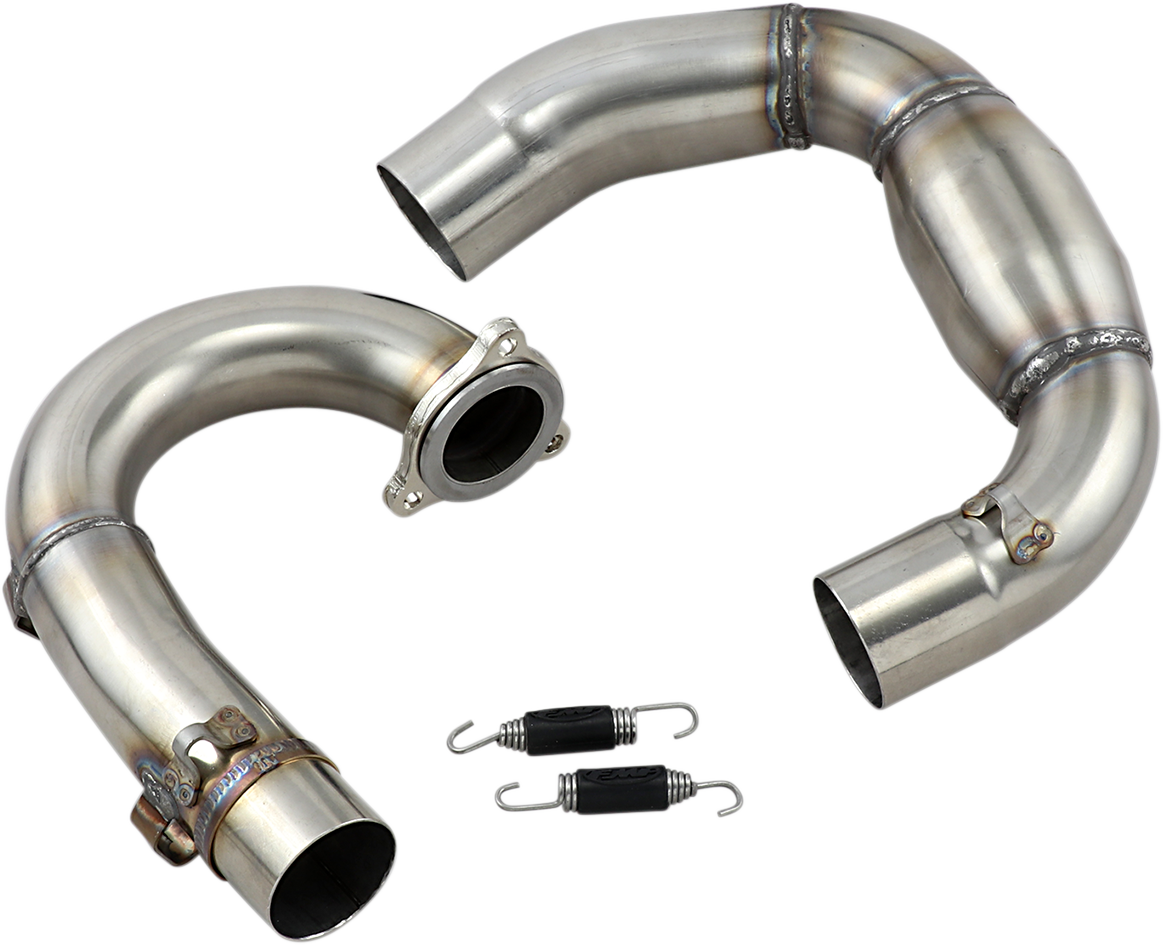 FMF Megabomb Head Pipe with Mid Pipe - Stainless Steel 044439