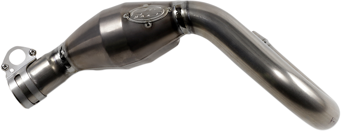 FMF Megabomb Head Pipe - Titanium - Gas Gas/Husqvarna/KTM 045625