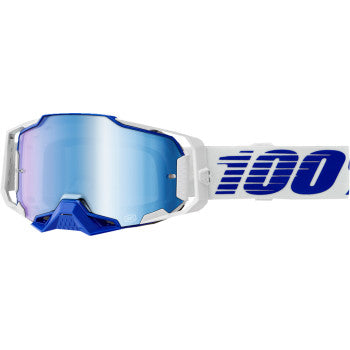 100% Armega motocross Goggles - 50005-00031 - Blue - Blue Mirror | Moto-House MX