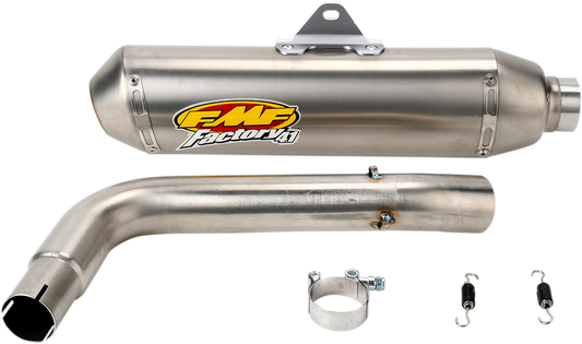 FMF 044211 Factory 4.1 Slip-On Muffler for Yamaha Raptor 700/700R ATV, titanium muffler with stainless steel end cap - Moto-House MX