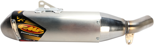FMF 041543 Powercore 4 Slip-On Performance Muffler for 2004-2009 and 2012 Honda TRX450R ATVs, anodized champagne finish - Moto-House MX
