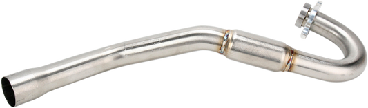 FMF 041223 PowerBomb Header Pipe for 2006-2009 and 2012 Honda TRX450R ATVs, stainless steel finish - Moto-House MX