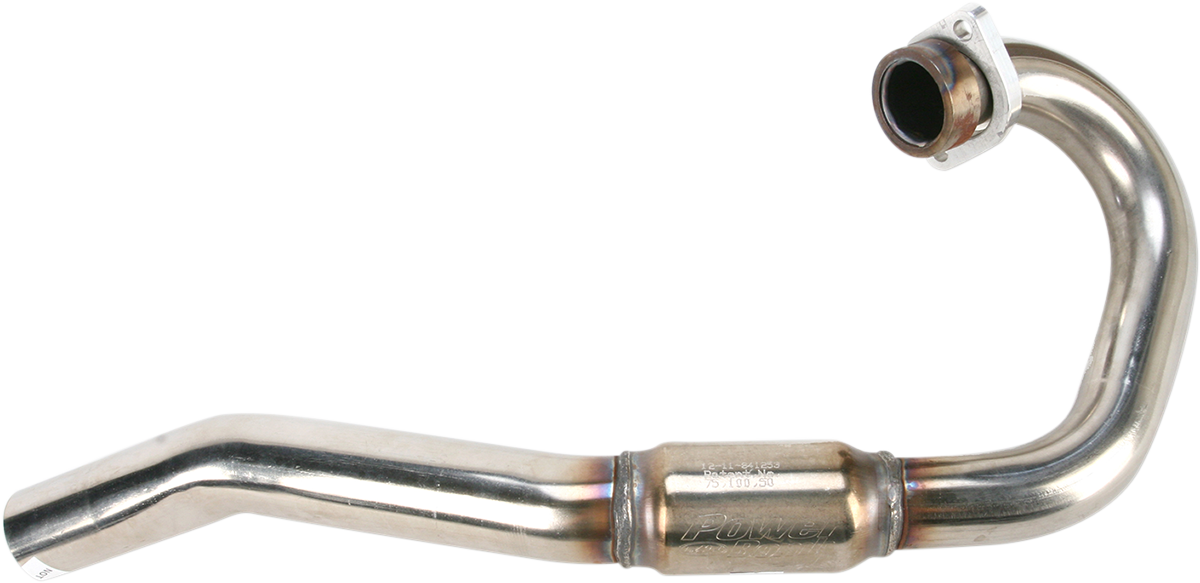 FMF 043209 PowerBomb Header Pipe for 2003-2014 Suzuki LT-Z400 and 2003-2006 Kawasaki KFX400 ATVs, stainless steel finish - Moto-House MX
