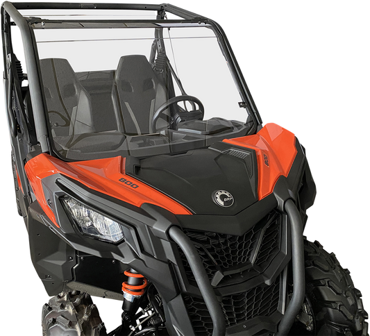 MOOSE OFFROAD V000248-12200M Clear Full Polycarbonate UTV Windshield for Can-Am Commander Maverick Sport Trail 1000R 700 - Moto-House MX