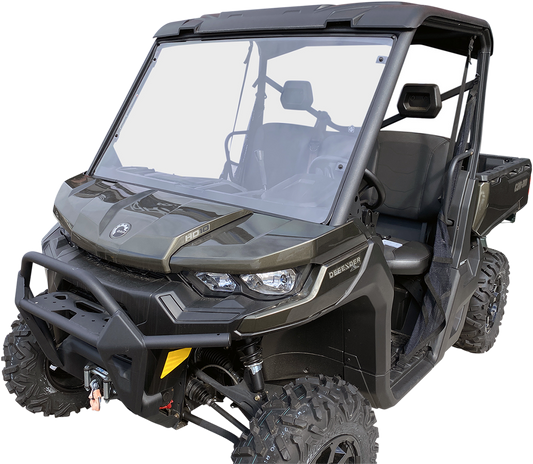 MOOSE OFFROAD V000238-12200M Full Clear Polycarbonate Windshield for Can-Am Defender HD10 and MAX HD9 - Moto-House MX