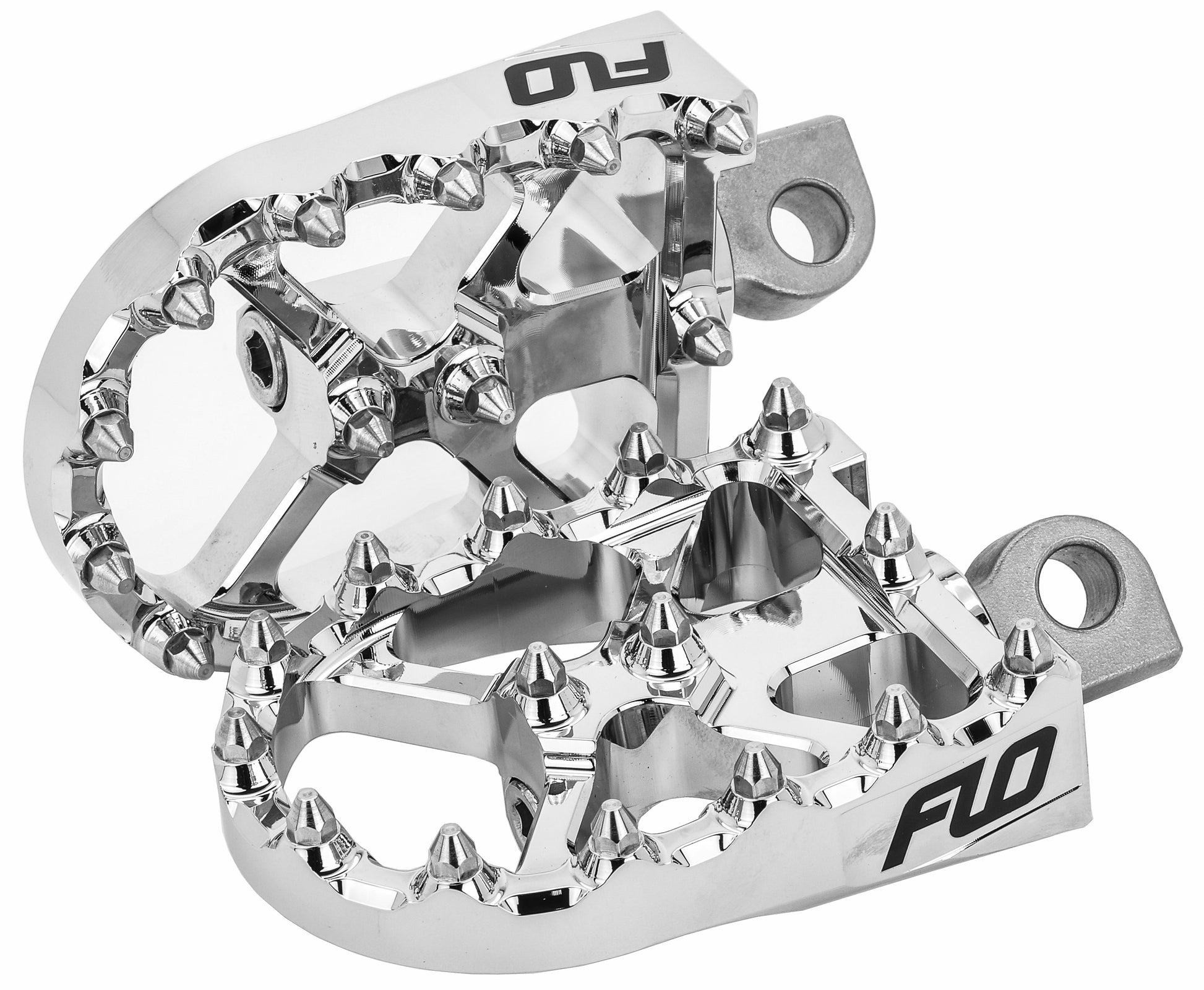 FLO MOTORSPORTS FPEG-800V3CR 2014-2017 Harley Davidson Bmx Style Footpegs Chrome