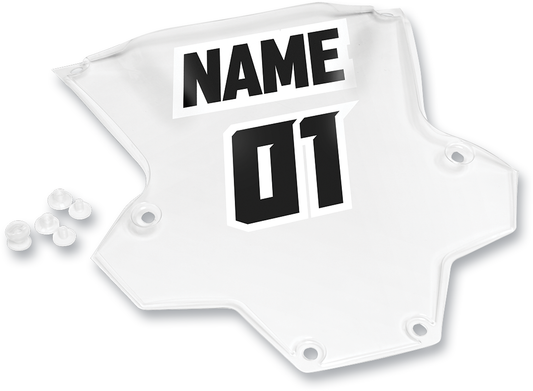 Thor 2701-0680 Sentinel XP Clear Number Plate