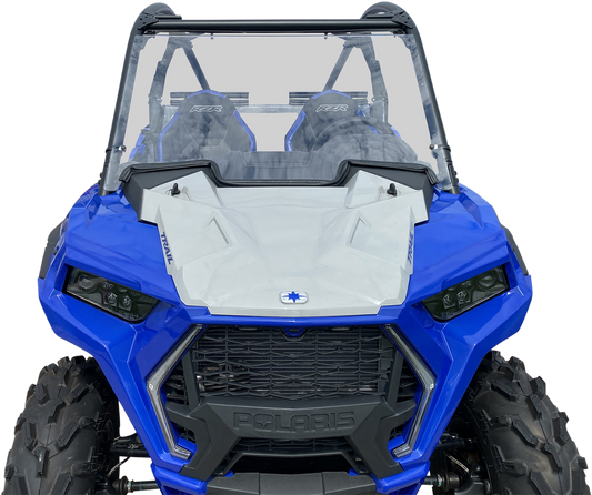 MOOSE OFFROAD V000282-12200M Clear Full Polycarbonate UTV Windshield for Polaris RZR Trail S 900 Sport Ultimate Premium - Moto-House MX