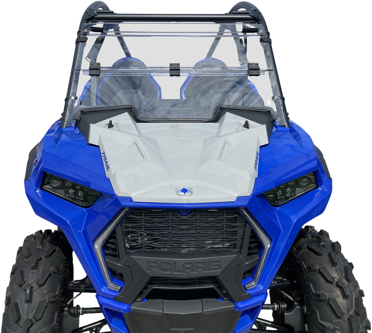 Moose Offroad 2317-0476 Deluxe Full Folding Polycarbonate Windshield Polaris RZR Trail S 900 1000 Moto House MX