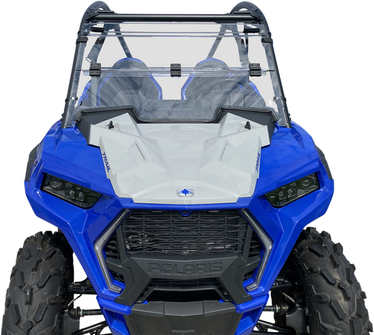 Moose Offroad 2317-0476 Deluxe Full Folding Polycarbonate Windshield Polaris RZR Trail S 900 1000 Moto House MX