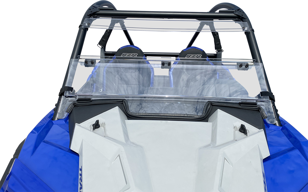 Moose Offroad V000291-12200M Full Folding Windshield Deluxe for RZR Trail 900 1000