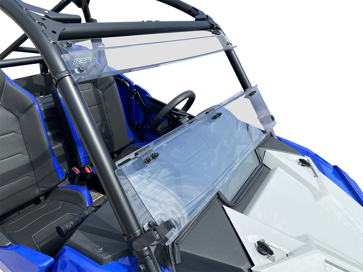 Moose Offroad V000291-12200M Full Folding Windshield Deluxe for RZR Trail 900 1000