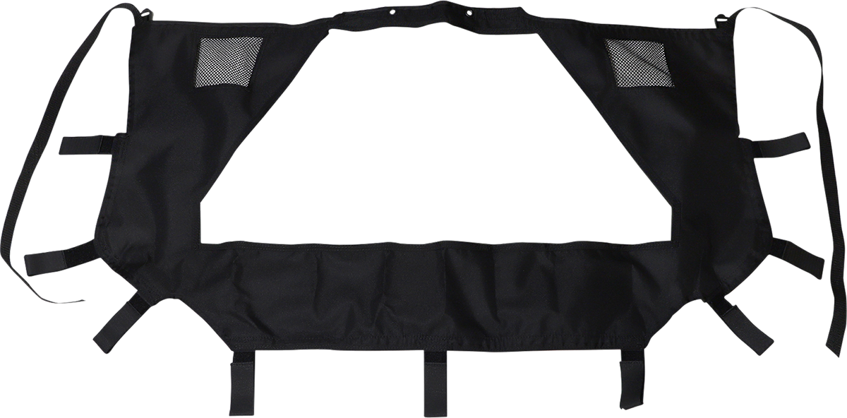 MOOSE OFFROAD PRZRPRO4RW-11 Black Rip-Stop Nylon Rear Windscreen Dust Panel with Clear Window for 2020-2024 Polaris RZR Pro XP 4 Sport Premium Ultimate - Moto-House MX