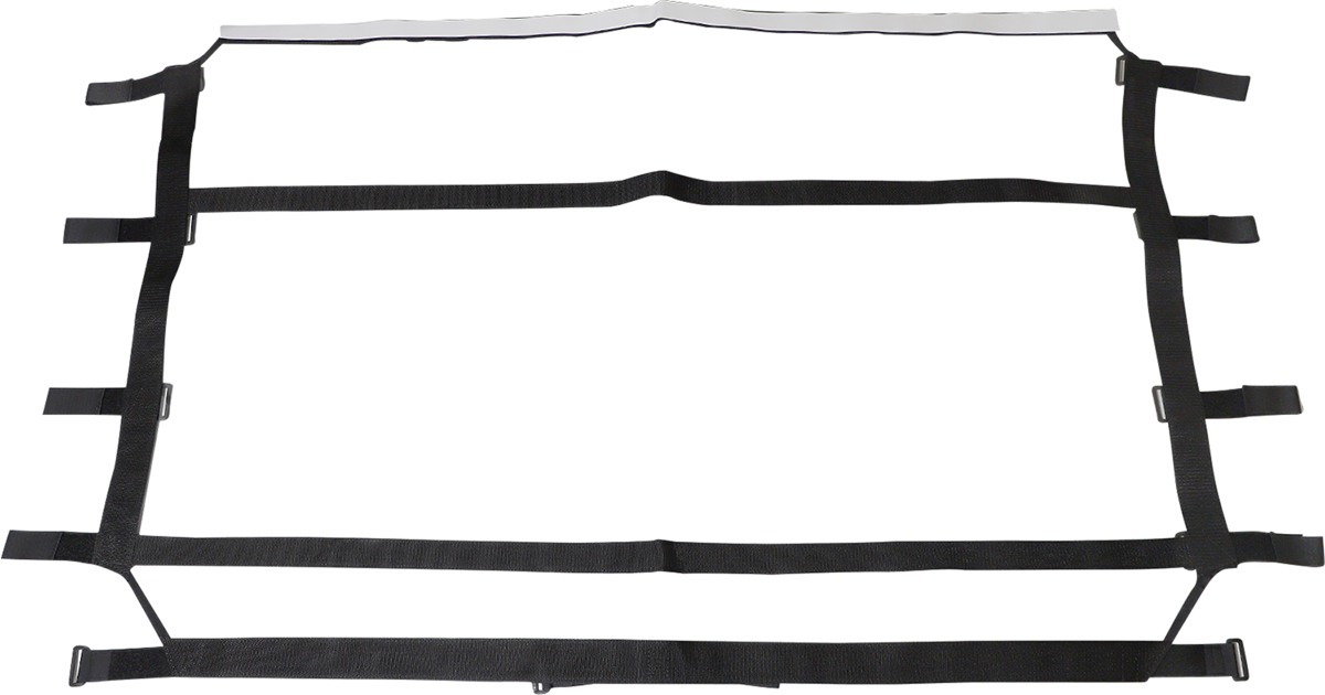 MOOSE OFFROAD 0521-1932 Rear Dust Panel Windscreen with Clear Window for Yamaha Wolverine X2 1000 and 850 XT-R - Moto-House MX