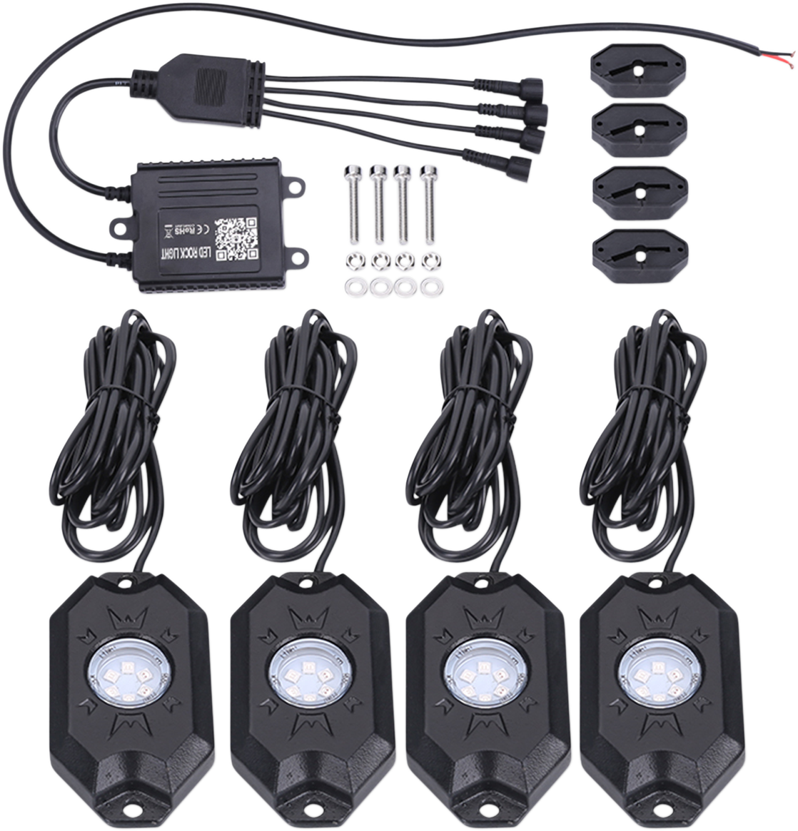 BRITE-LITES LED Rock Light Kit - RGB and Bluetooth