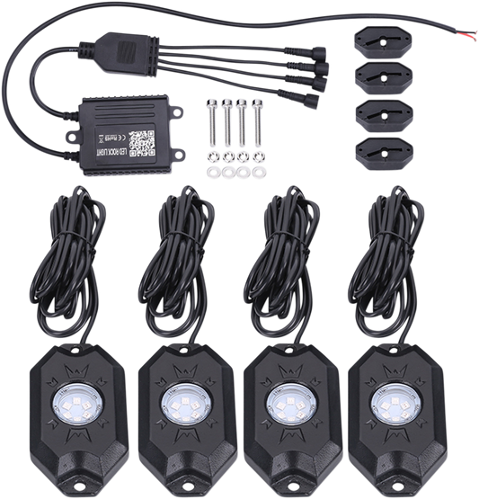 BRITE-LITES LED Rock Light Kit - RGB and Bluetooth