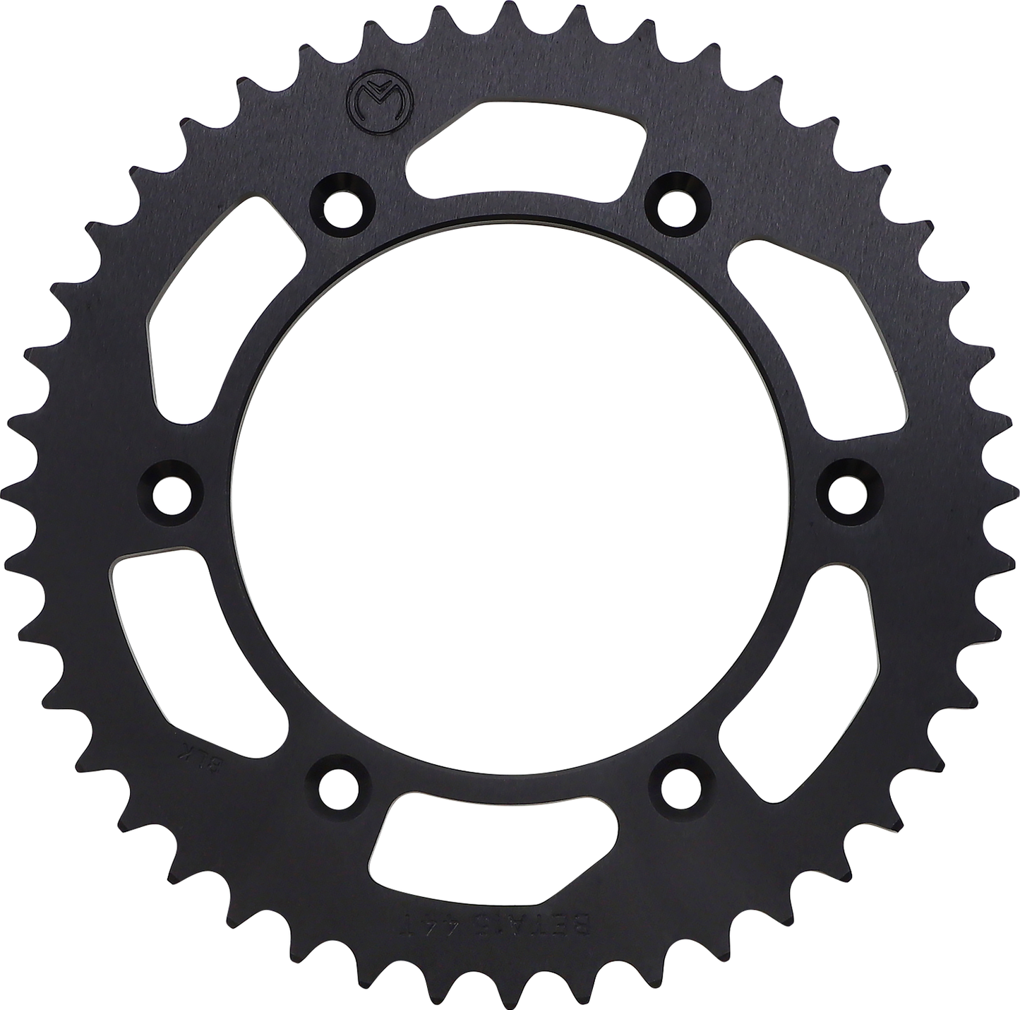 Moose Offroad 1211-1849 44 Tooth Black Aluminum Rear Sprocket for 2013 2014 2015 2016 2017 2018 2019 2020 2021 2022 2023 2024 2025 Beta Fitment - Moto-House MX