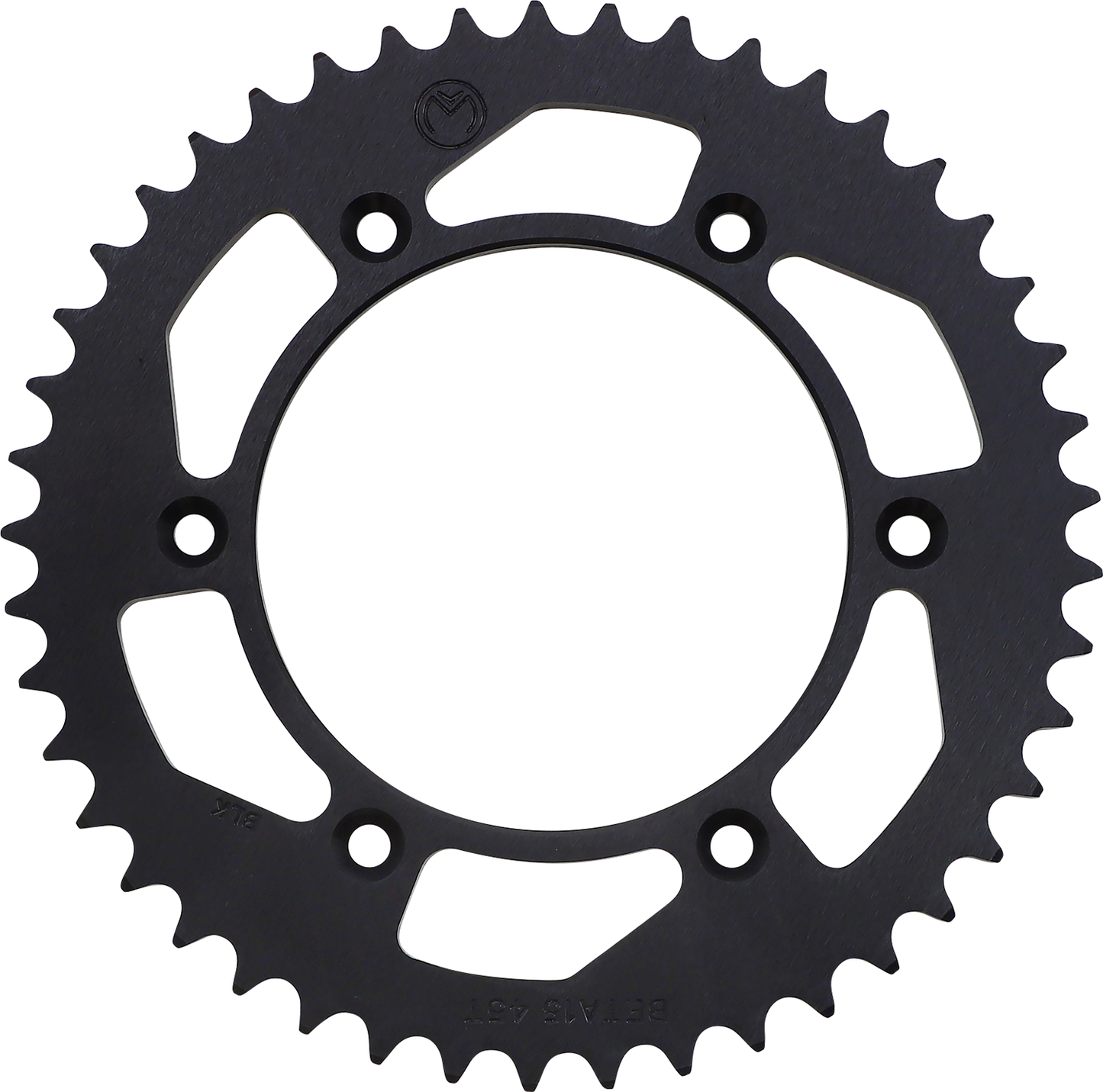 Moose Offroad 1211-1850 45 Tooth Black Aluminum Rear Sprocket for 2013 2014 2015 2016 2017 2018 2019 2020 2021 2022 2023 2024 2025 Beta Fitment - Moto-House MX