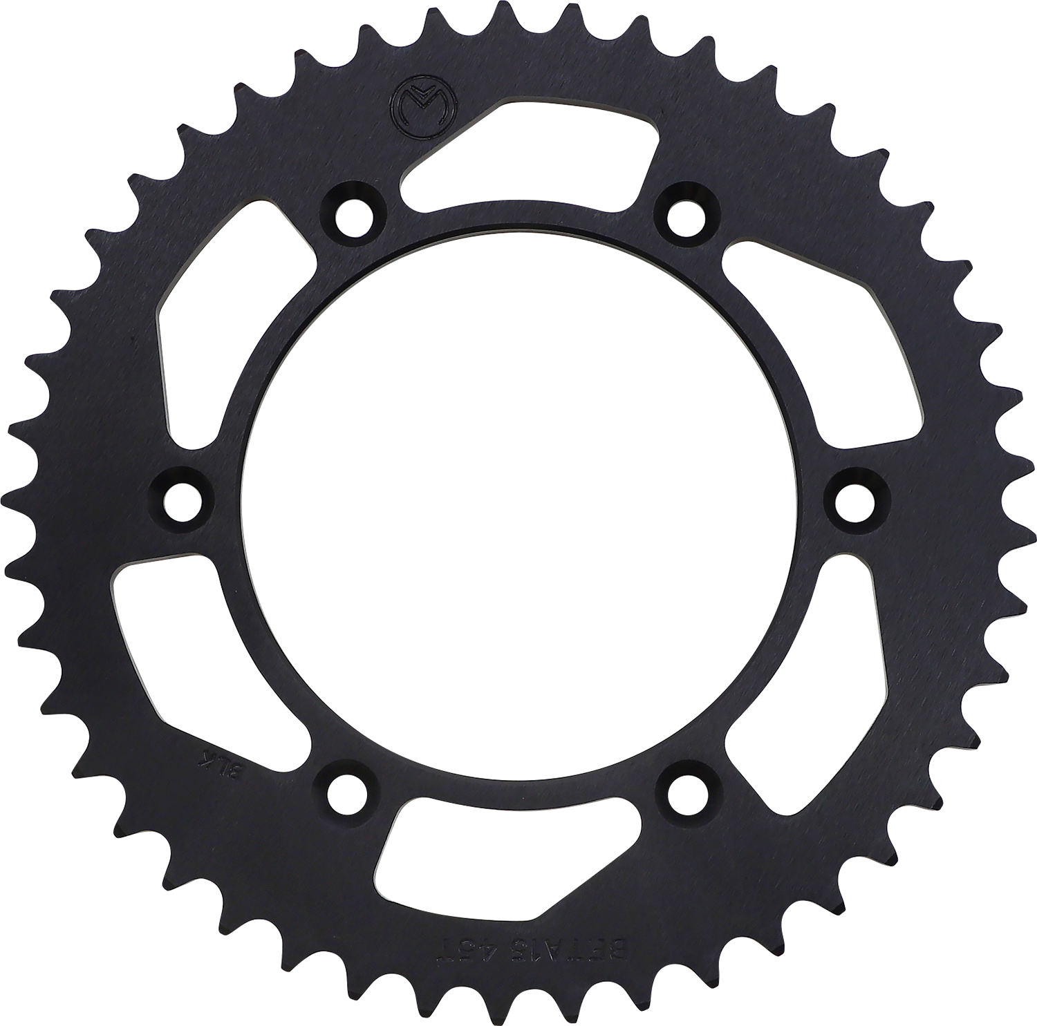 Moose Offroad 1211-1850 45 Tooth Black Aluminum Rear Sprocket for 2013 2014 2015 2016 2017 2018 2019 2020 2021 2022 2023 2024 2025 Beta Fitment - Moto-House MX