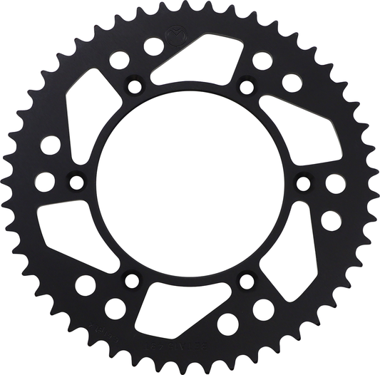Moose Offroad 1211-1854 49 Tooth Black Aluminum Rear Sprocket for 2013 2014 2015 2016 2017 2018 2019 2020 2021 2022 2023 2024 2025 Beta Fitment - Moto-House MX